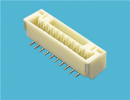 JST 1.25mm立贴针座有卡槽